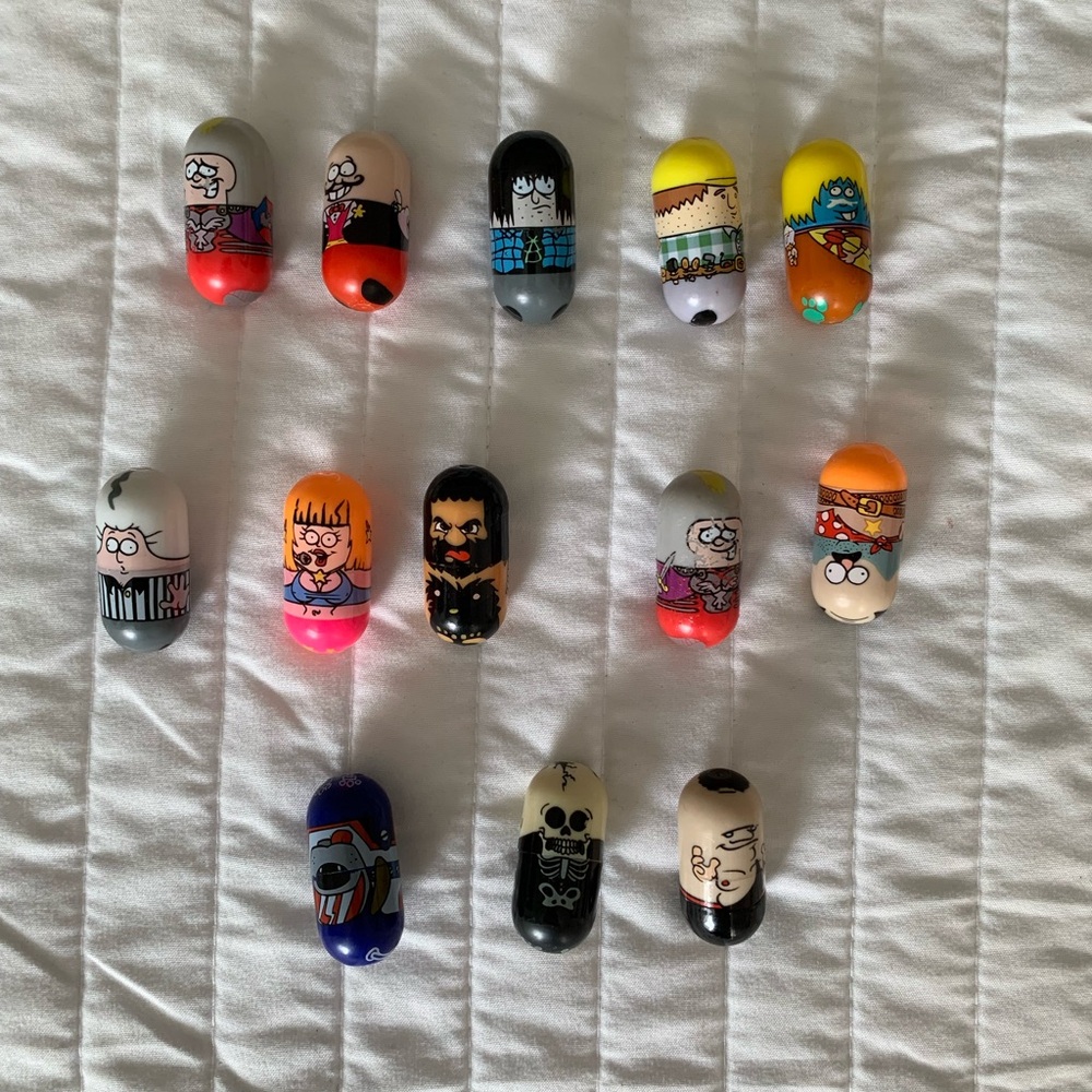 Mighty Beanz Lot of 13 Mixed Moose Toys Collectible Figures Kids Toy Set - Picture 2 of 13
